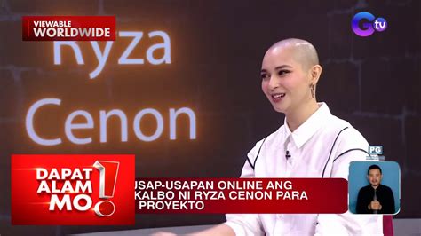 Ryza Cenon, ibinahagi ang kuwento sa kanyang pagpapakalbo.